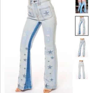 Revice Star Heaven Flare Jeans NWT Size 28